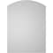 Ekena Millwork Arch Top Surface Mount PVC Gable Vent: Functional, w/ 3-1/2"W x 1"P Standard Frame, 22"W x 30"H GVPAR22X3001SF - alternate 2